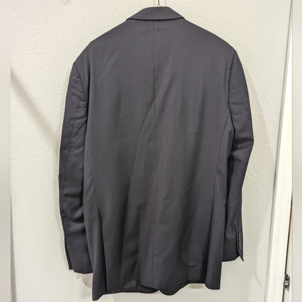 Vintage Zignone Pronto Uomo Signature Made In Italy Stripe Blazer Size 42L - Picture 3 of 10